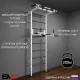 Шведская стенка Sv Pro 802 (Турник Pro/Брусья/стойка)