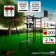Уличный спортивно-игровой комплекс Sv Sport У3064К (Турник/Брусья/Скамья/Качели деревянные/Подвесы 1пара/Щит баскет/Канат/Кольца/Лестница)