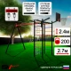 Уличный спортивно-игровой комплекс Sv Sport У3141К (Турник/Подвесы 1пара/Щит баскет/Кронштейн/Канат/Кольца/Лестница)