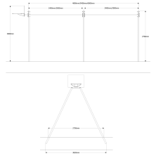 Уличные качели Sv Sport Maxi х 2 УК301