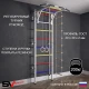 Шведская стенка Sv Sport 521 (Турник рукоход/Канат/Кольца/Лестница)