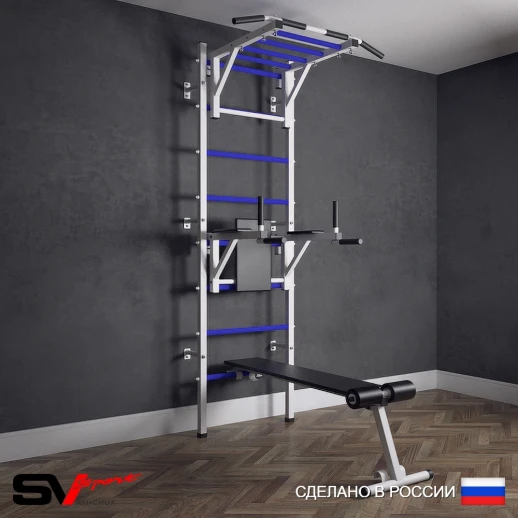 Шведская стенка Sv Sport 524 (Турник рукоход/Брусья/Скамья)