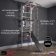 Шведская стенка Sv Sport 525 (Турник рукоход/Брусья/Скамья/Канат/Кольца/Лестница)