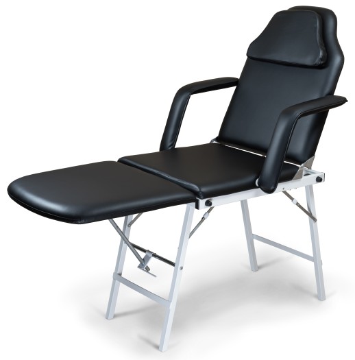 Массажный стол Atlas Sport складной (черный)