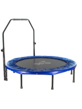 Батут для фитнеса ATLAS SPORT 122 см с ручкой  на пружинах