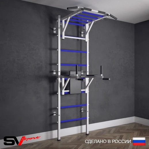 Шведская стенка Sv Sport усиленная 622 (Турник рукоход/Брусья)