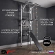Шведская стенка Sv Sport усиленная 625 (Турник рукоход/Брусья/Скамья/Канат/Кольца/Лестница)